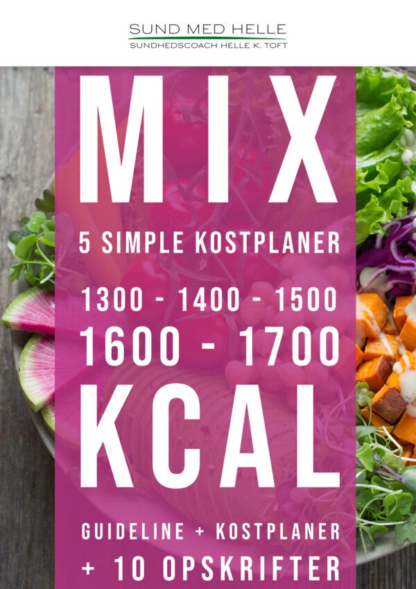 MIX kostplan med opskrifter fra Helle K. Toft